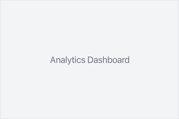 Analytics dashboard showing user behavior