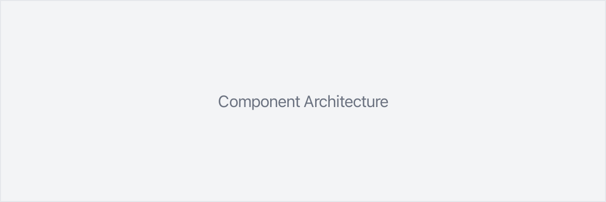 Component architecture diagram